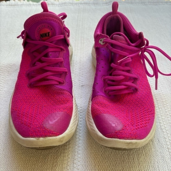 WOMENS NIKE JOYRIDE RUN FK FLYKNIT PINK CROSS TRAINING GYM running shoe size 7.5 - Picture 4 of 11